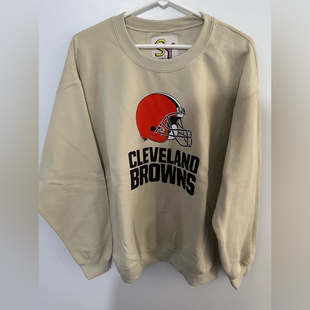 Browns beige sweatshirt